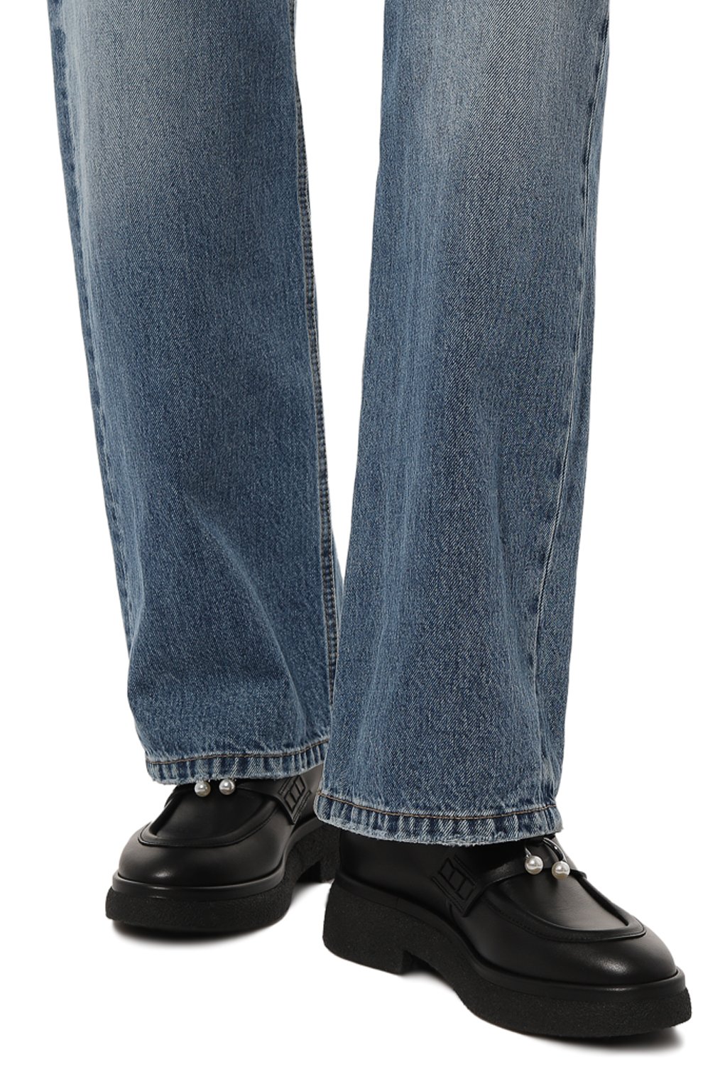 Кожаные пенни-лоферы AGL, арт. D721076PWWALDI0000, фото 3