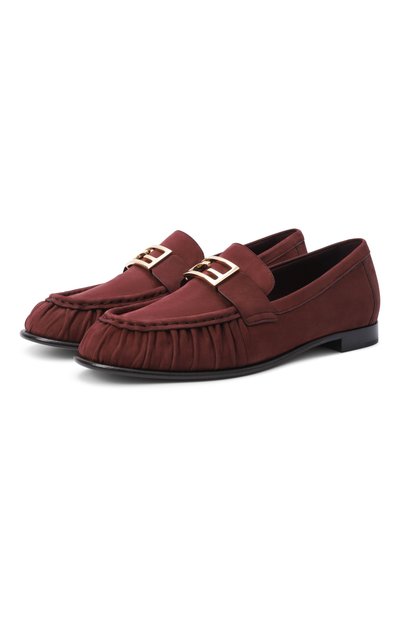 Женские замшевые лоферы baguette FENDI, арт. 8D8756/3TY