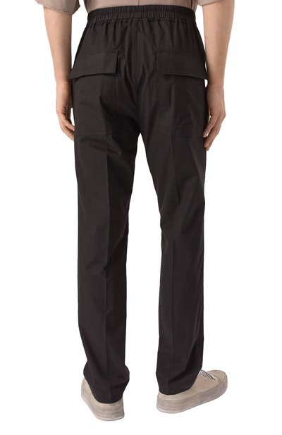 Хлопковые брюки RICK OWENS, арт. RU01E5390/P, фото 4