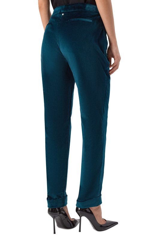 Бархатные брюки Lorena Antoniazzi PA14A/9577 Зелёный  PA14A/9577 Фото 4