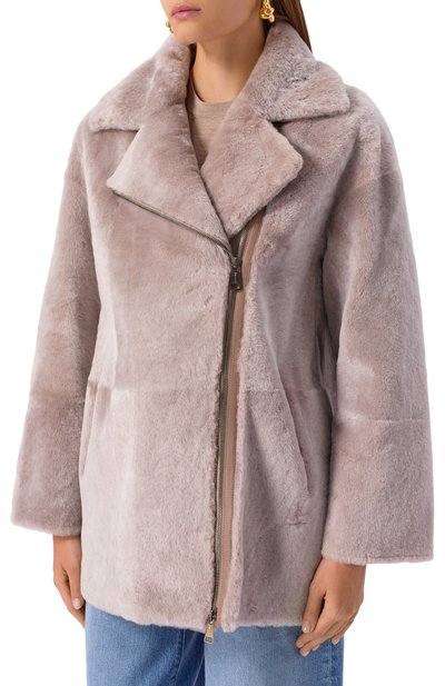 Дубленка из овчины MANZONI24, арт. 25M1418-S21, фото 3