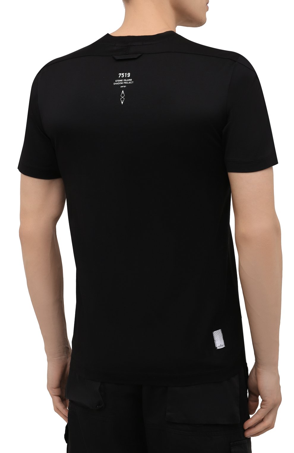 Хлопковая футболка STONE ISLAND SHADOW PROJECT, арт. 751920105, фото 4