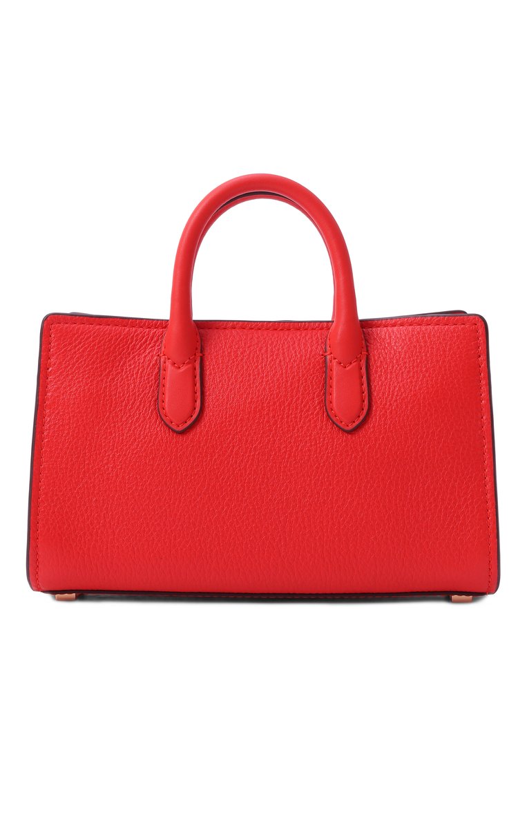 Женская сумка scarlett xs MICHAEL MICHAEL KORS красного цвета, арт. 32F4GETC0L | Фото 6 (Размер: small; Ремень/цепочка: На ремешке; Материал: Натуральная кожа)