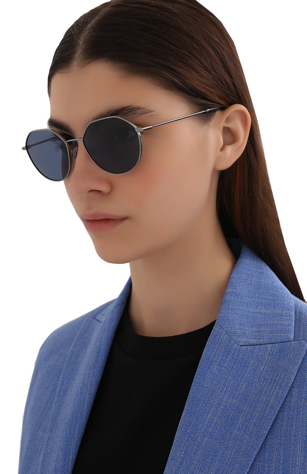 Солнцезащитные очки DOLCE & GABBANA синего цвета по цене 25750 руб., арт. 2271-04/80, фото 2 Солнцезащитные очки DOLCE & GABBANA, арт. 2271-04/80, фото 2