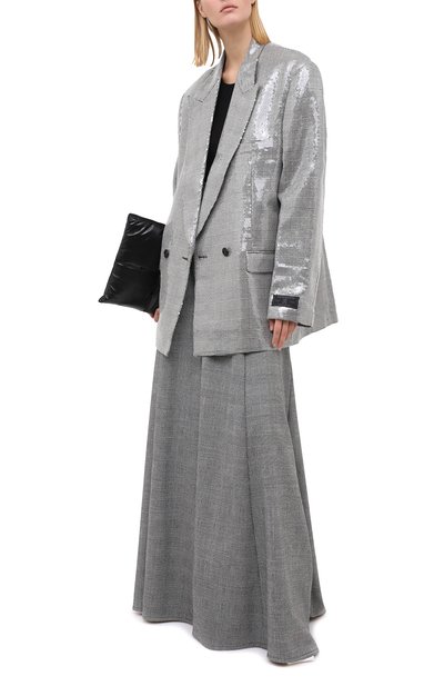 Жакет с пайетками VETEMENTS, арт. WAH21JA022 1502/TRANSPARENT, фото 2