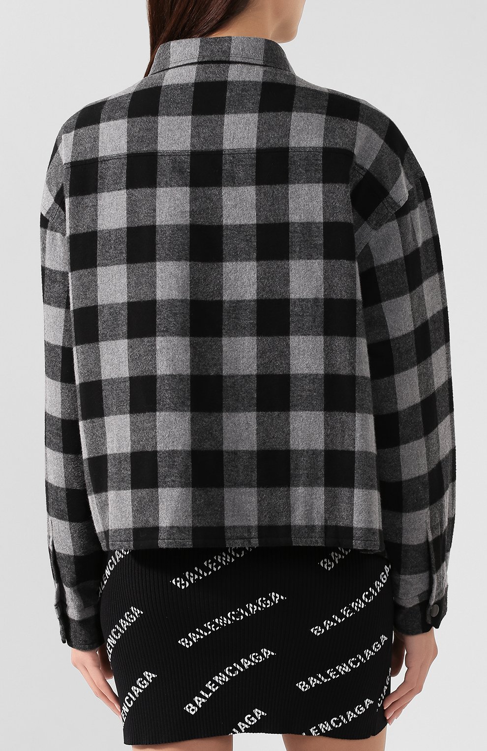 Хлопковая рубашка BALENCIAGA, арт. 583874/TFP08, фото 4