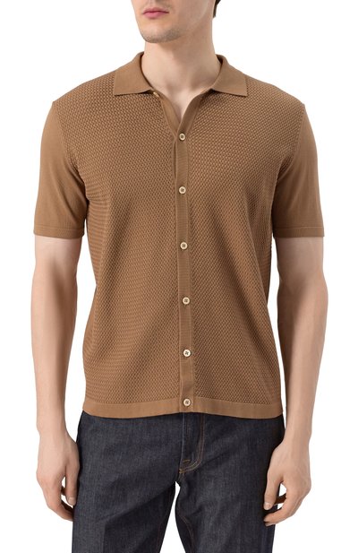 Хлопковая рубашка CORNELIANI, арт. 25M511-2525152, фото 3