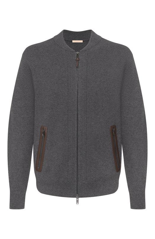Кардиган из шерсти и хлопка 12 STOREEZ 136610 Серый 136610