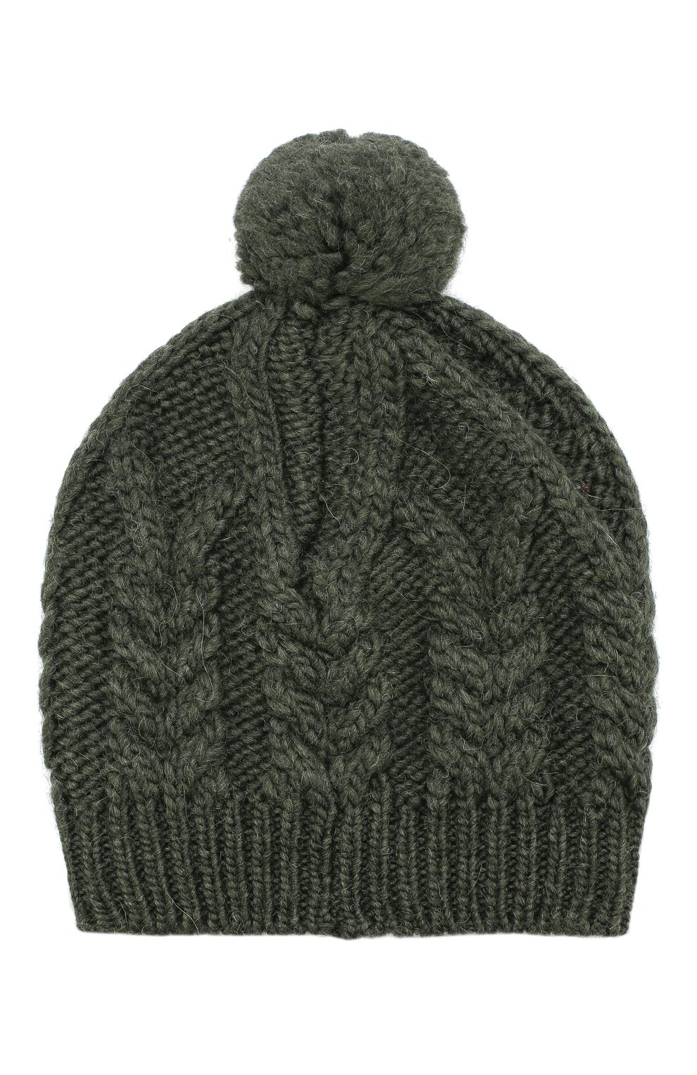 Шерстяная шапка фактурной вязки с помпоном MONCLER, арт. D2-093-00247-00-09918, фото 2