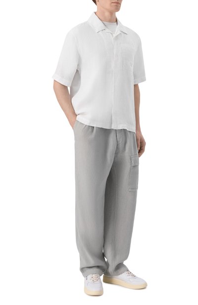 Льняная рубашка C.P. COMPANY, арт. 20CMSH258A/110533G, фото 2