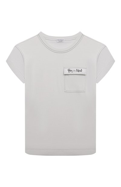 Хлопковая футболка BRUNELLO CUCINELLI, арт. B0A45T278C