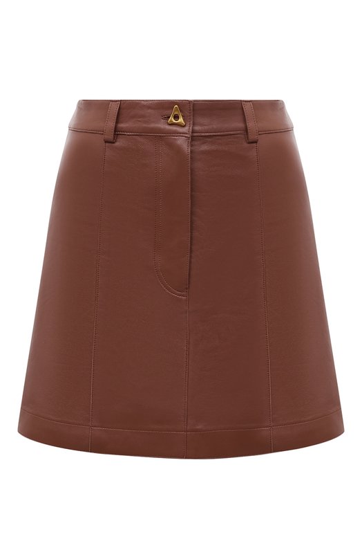 

Кожаная юбка AERON, Коричневый