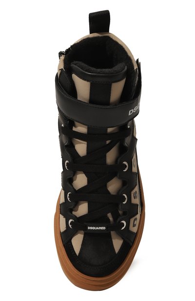 Комбинированные кеды DSQUARED2, арт. 79314/35-41, фото 4