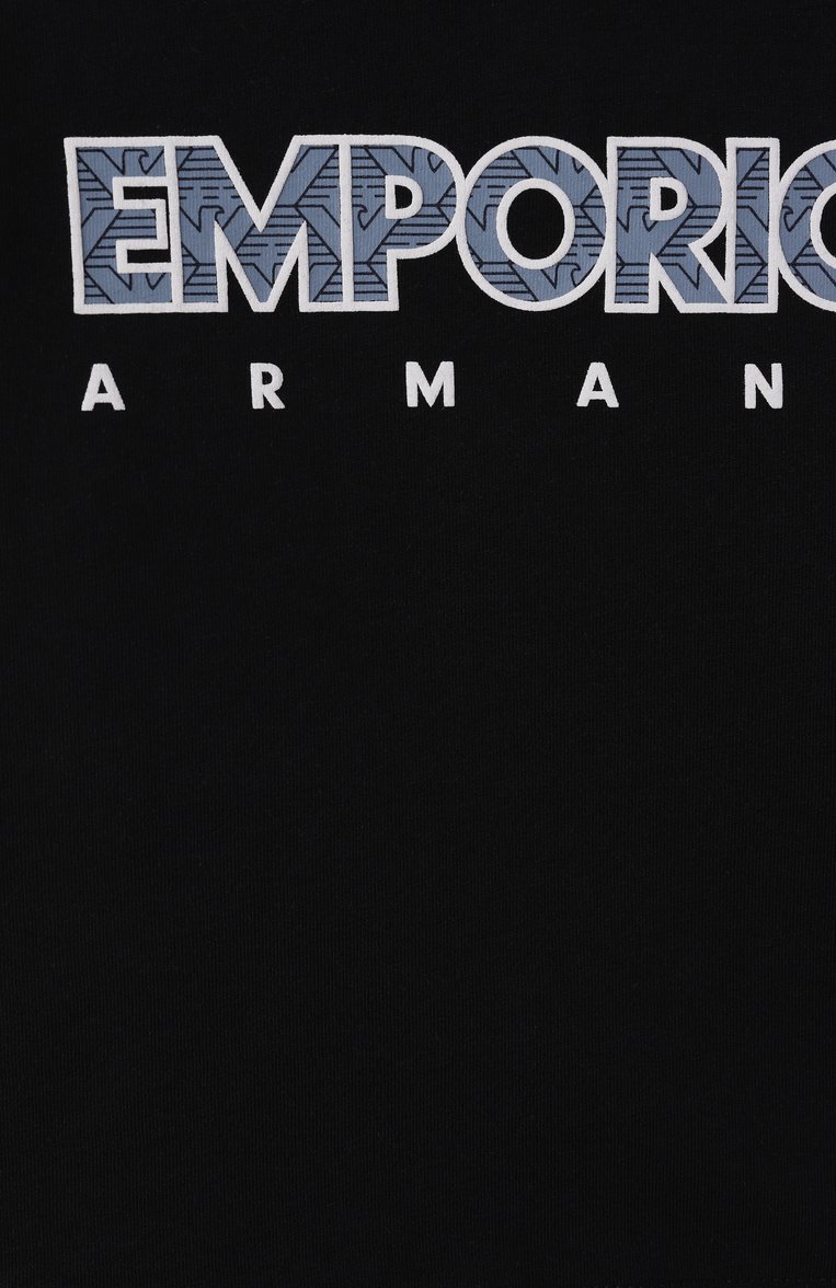 Детский комплект из трех футболок EMPORIO ARMANI бежевого цвета, арт. EB000380/AF13913 | Фото 11 (Нос: Не проставлено; Кросс-КТ НВ: Футболка; Материал внешний: Хлопок; Автоматизация состава: Проставлено; Ростовка одежда: 6 мес | 68 см, 3 мес | 62 см, 9 мес | 74 см, 24 мес | 92 см, 12 мес | 80 см, 36 мес | 98 см)