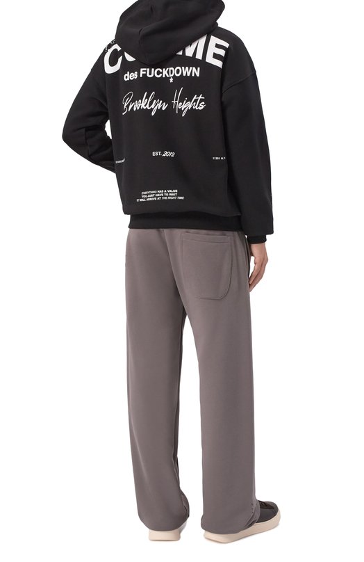 Хлопковое худи Comme des Fuckdown CFABM01747 Чёрный  CFABM01747 Фото 2