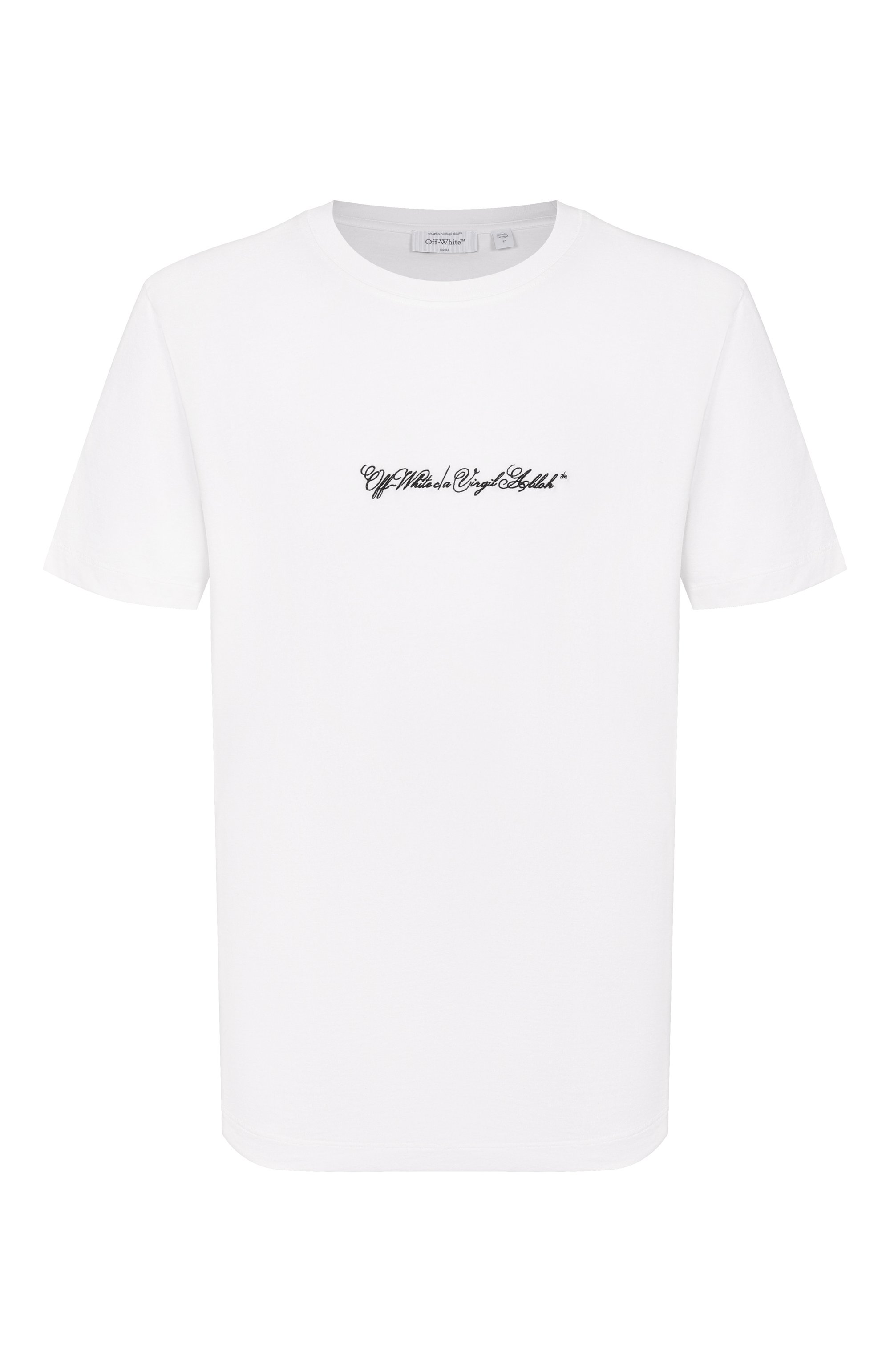 Хлопковая футболка OFF-WHITE, арт. 0MAA027S26JER002, фото 1