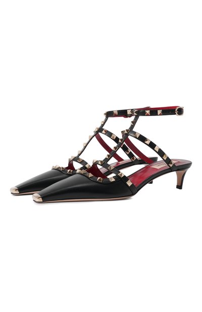 Женские кожаные туфли rockstud 40 VALENTINO, арт. 9W2S0PV0/WZD