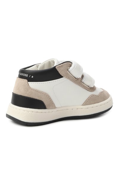 Кожаные кеды june GOLDEN GOOSE DELUXE BRAND разноцветного цвета по цене 22100 руб., арт. GJF00773.F007415, фото 3 Кожаные кеды june GOLDEN GOOSE DELUXE BRAND, арт. GJF00773.F007415, фото 3