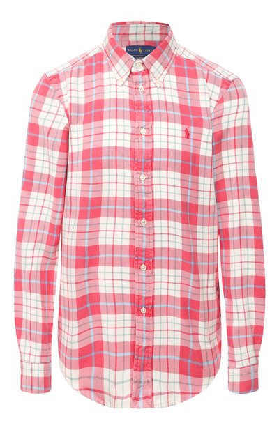 Женская хлопковая рубашка POLO RALPH LAUREN, арт. 211801083