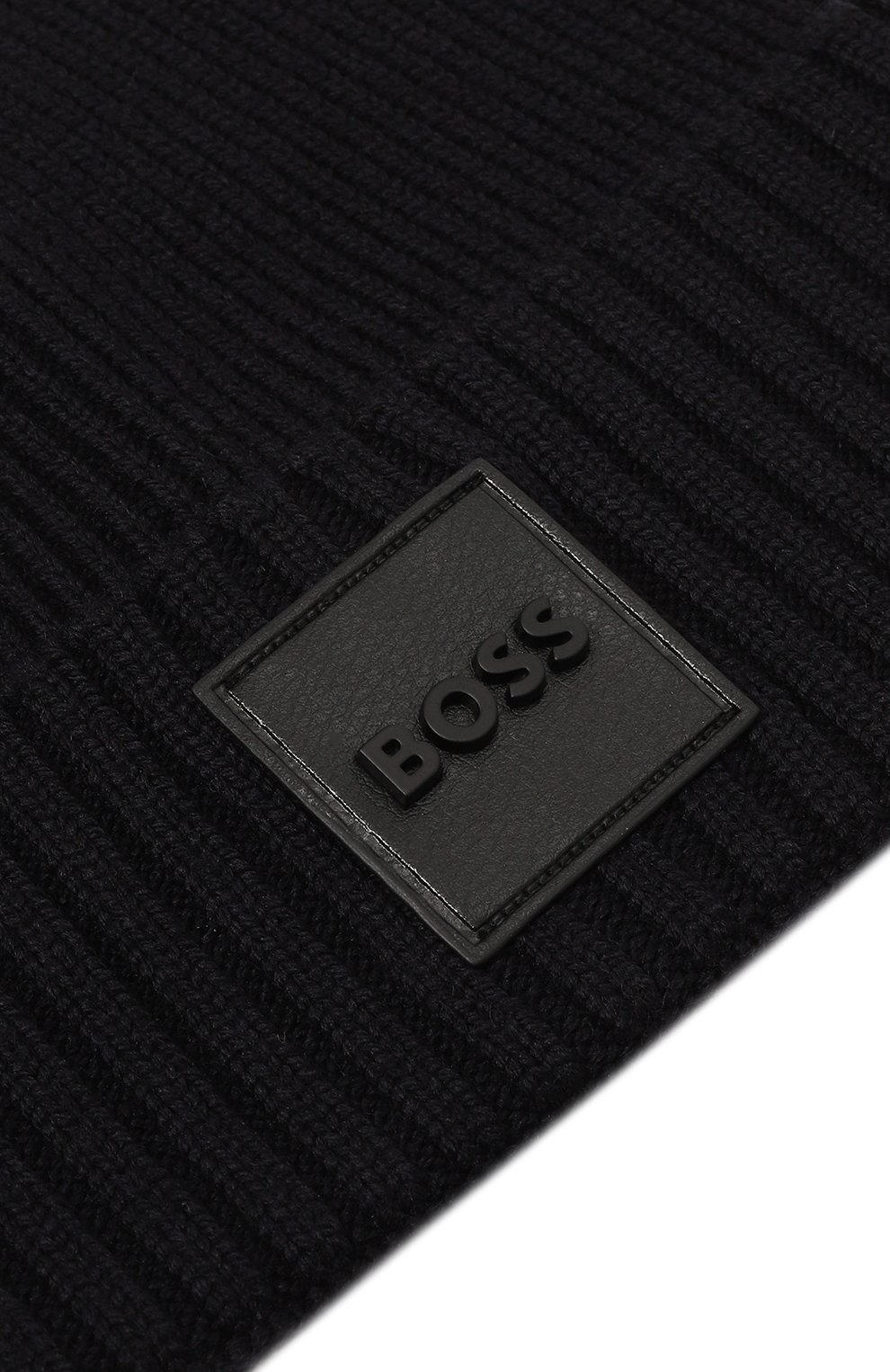 Шерстяная шапка BOSS темно-синего цвета по цене 9950 руб., арт. 50522426, фото 3 Шерстяная шапка BOSS, арт. 50522426, фото 3