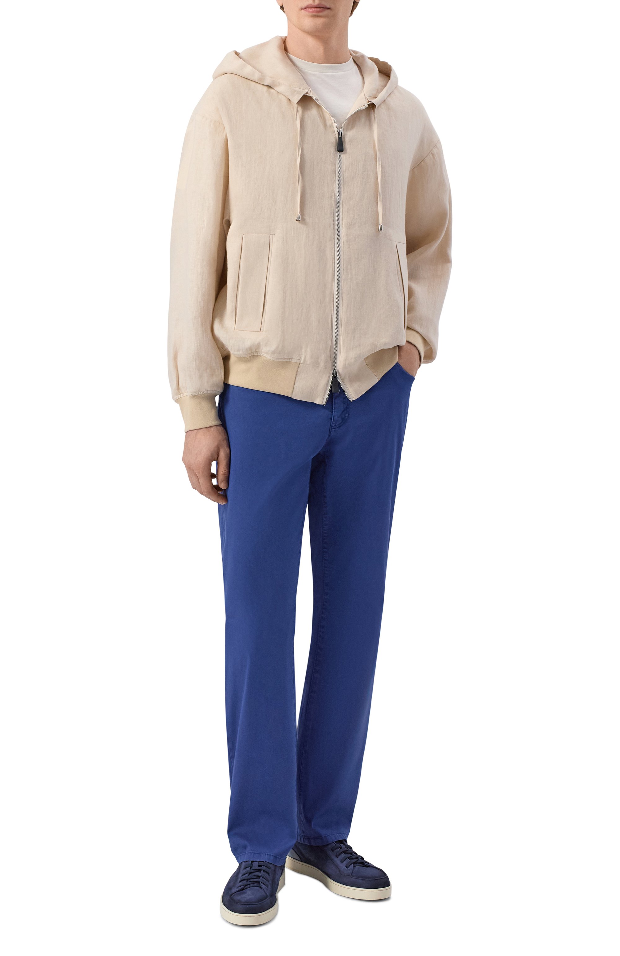 Хлопковые брюки ZILLI, арт. J5T001M0480VZM000, фото 2