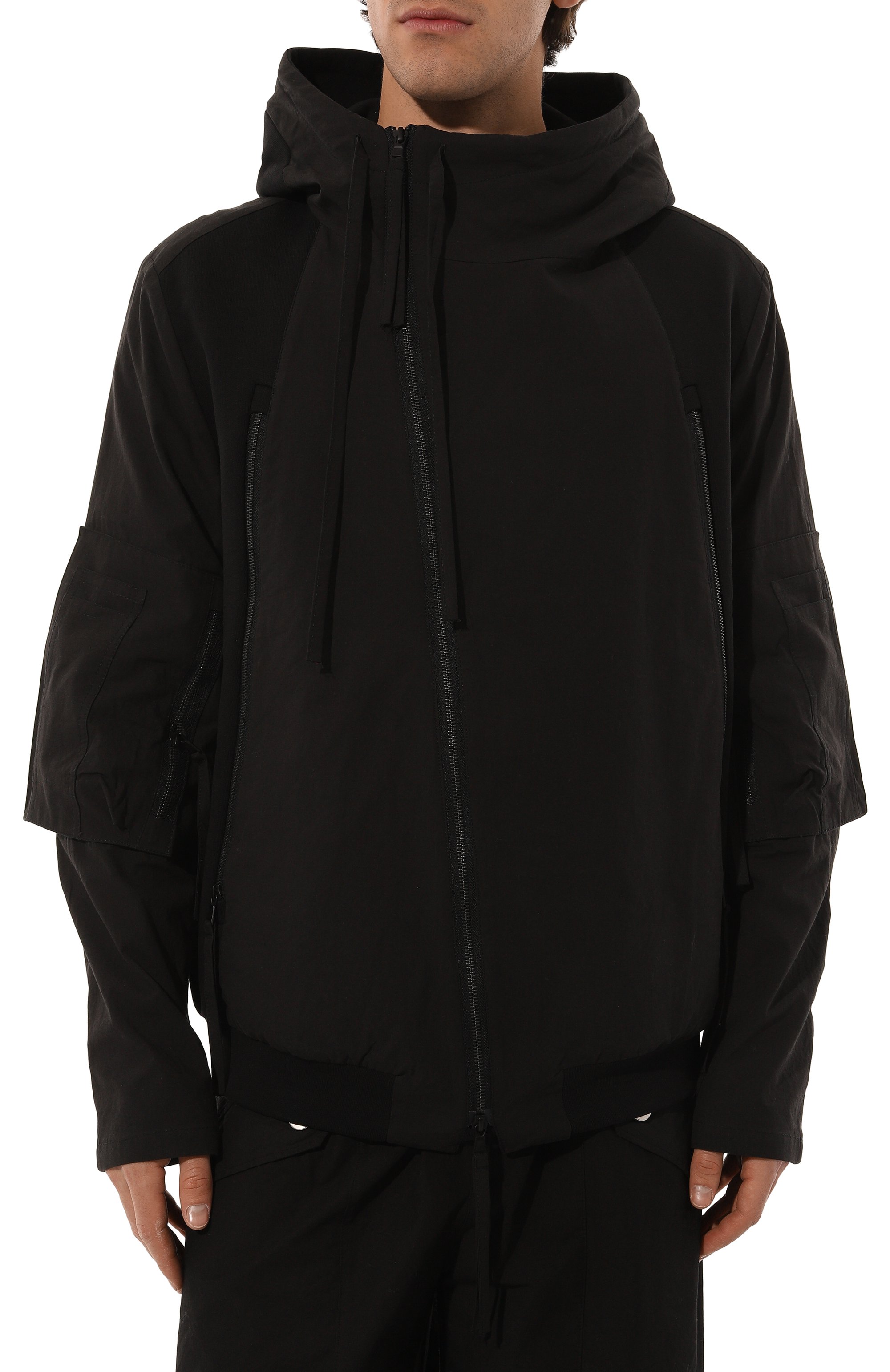 Хлопковый бомбер 139DEC, арт. JK310-BK, фото 3