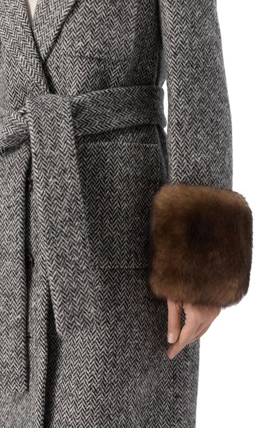 Шерстяное пальто VALENTINO серого цвета по цене 928000 руб., арт. 9B3CAH35/ABG, фото 5 Шерстяное пальто VALENTINO, арт. 9B3CAH35/ABG, фото 5