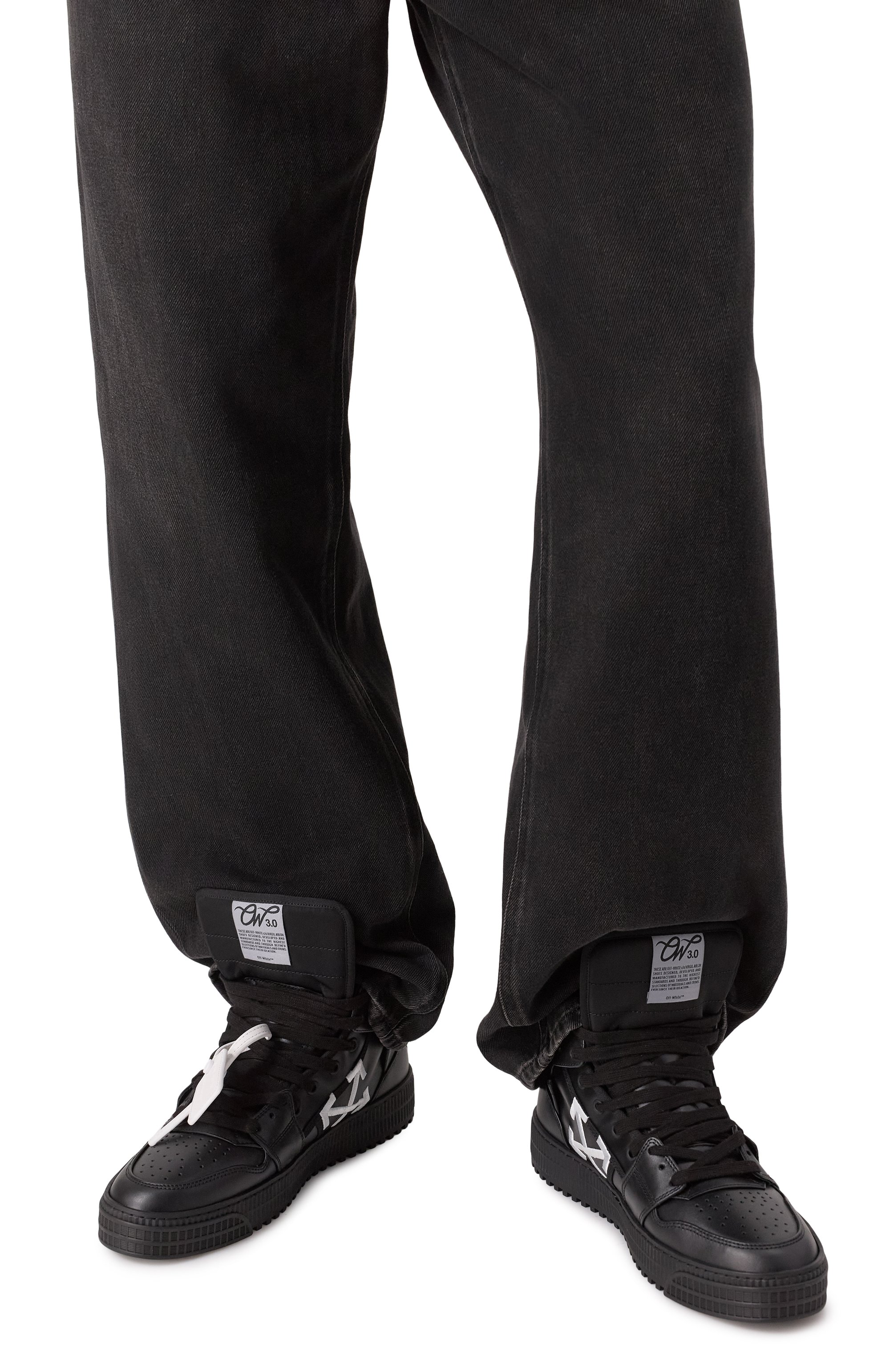 Кожаные кеды 3.0 off court courtesy OFF-WHITE, арт. 0MIA065C99LEA007, фото 3