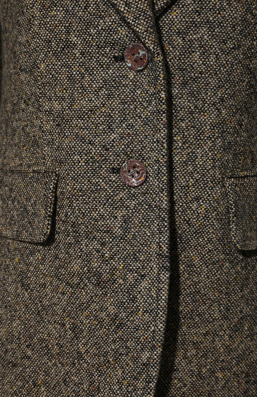 Жакет из шерсти и шелка CHLOÉ темно-серого цвета по цене 291000 руб., арт. CHC21WVE03165, фото 5 Жакет из шерсти и шелка CHLOÉ, арт. CHC21WVE03165, фото 5