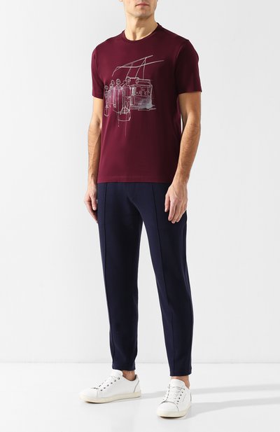 Хлопковая футболка ZEGNA, арт. VS372/ZZ630E, фото 2