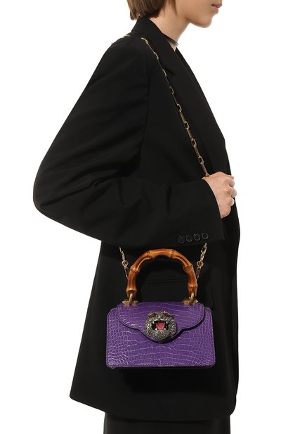Сумка thiara из кожи аллигатора GUCCI, арт. 488667 EV4AR, фото 2