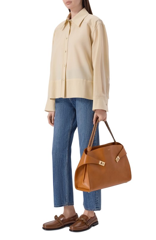 Сумка Hug Soft large Ferragamo 21A607/790 Коричневый  21A607/790 Фото 3