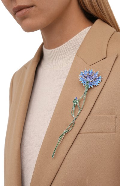 Брошь василёк РУССКИЕ САМОЦВЕТЫ, арт. 41493, фото 2