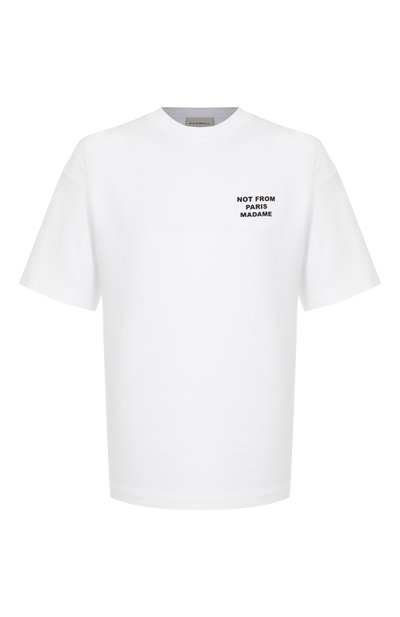Хлопковая футболка DROLE DE MONSIEUR, арт. PERM-TS203-C0002-0PW, фото 1