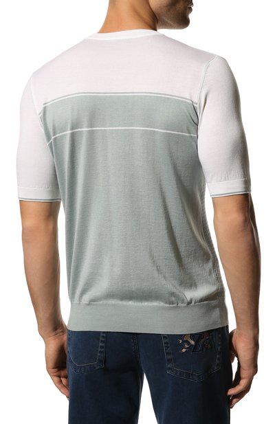 Джемпер из хлопка и шелка ZILLI, арт. MBX-TS020-BIMA1/MC01, фото 4