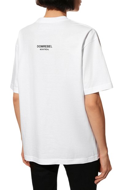 Хлопковая футболка DOMREBEL, арт. SH0PPING BEAR C0MIC/T-SHIRT/W, фото 4