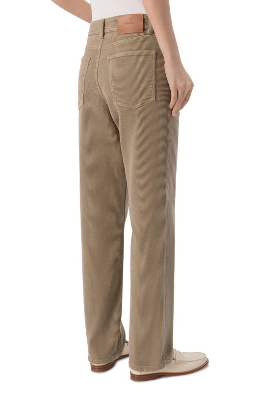 Вельветовые брюки 12 STOREEZ 137684 Бежевый  137684 Фото 4