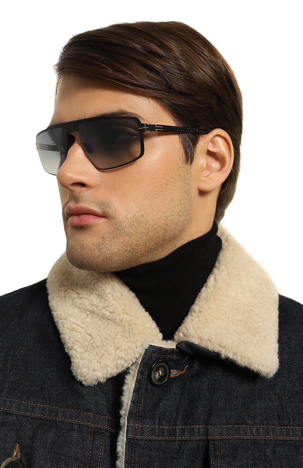 Солнцезащитные очки IC! BERLIN, арт. IB-MB 16 BLACK BLACK-CLEAR D0NNERSTAG, фото 2