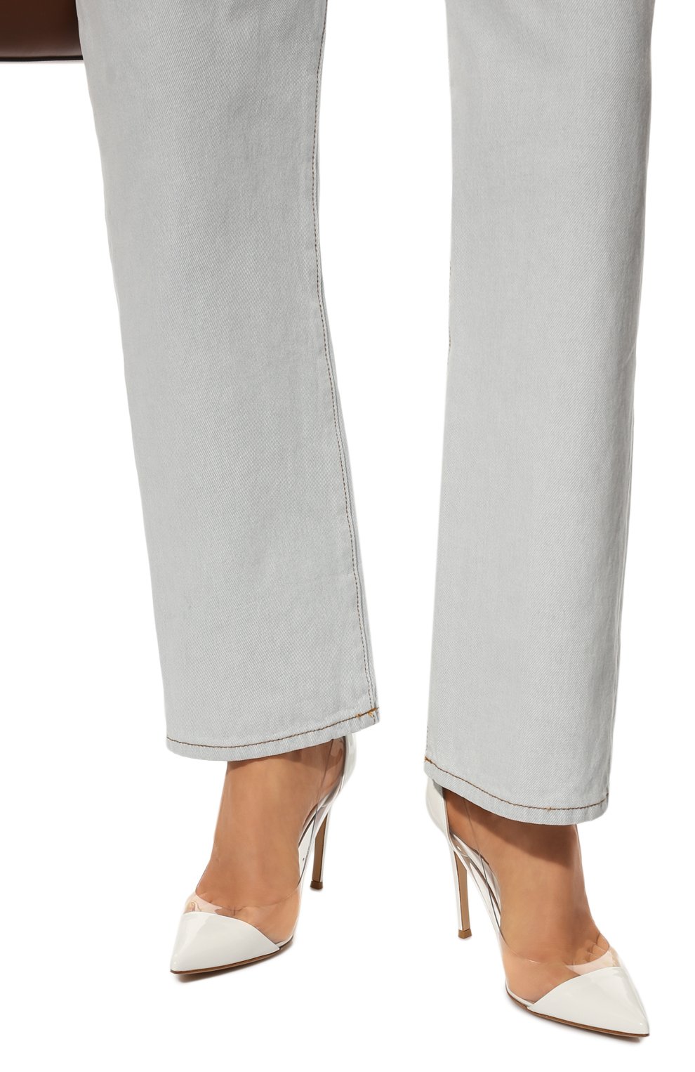 Комбинированные туфли plexi GIANVITO ROSSI, арт. G20140.15RIC.VGLBITR, фото 3