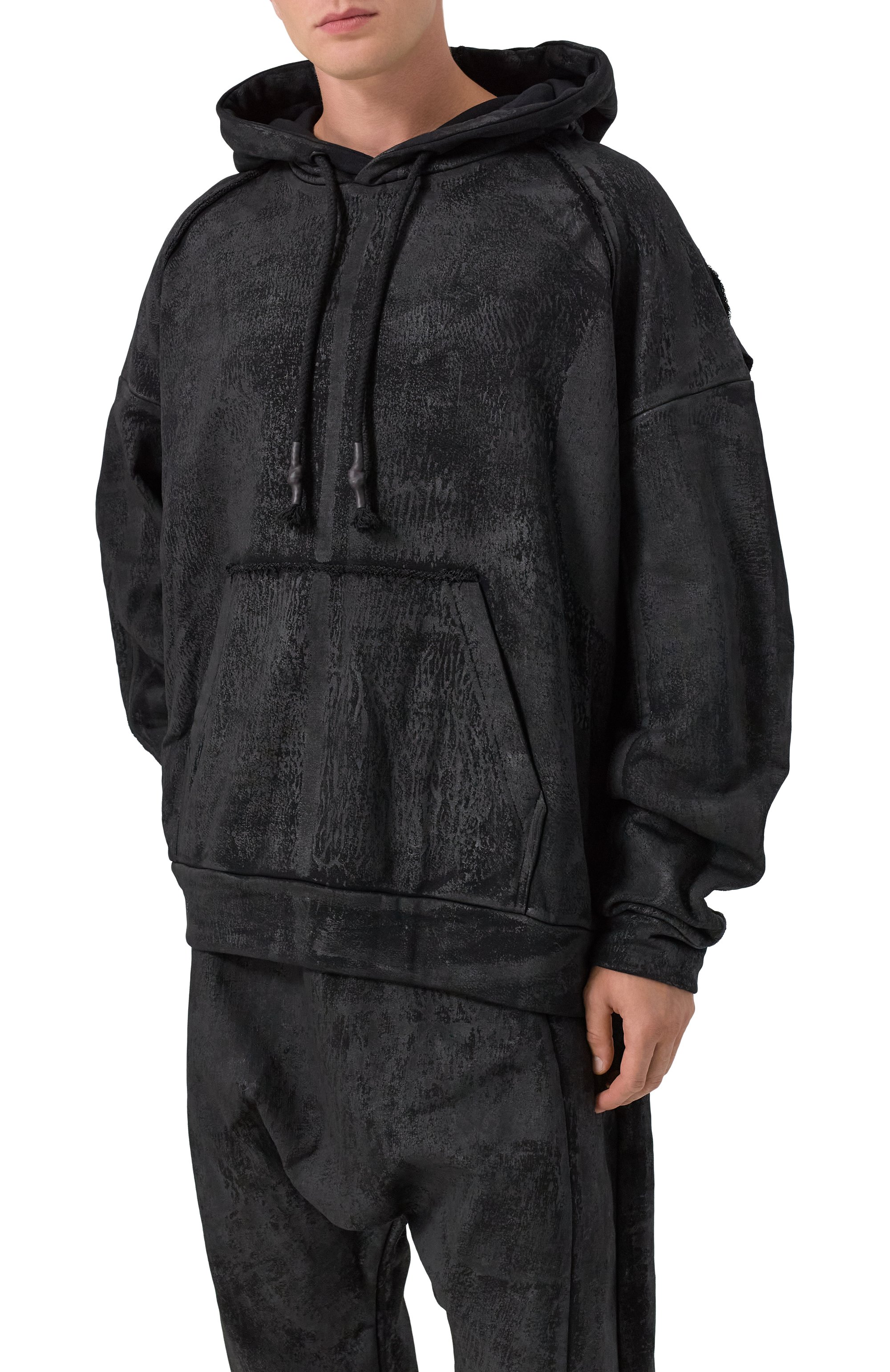 Хлопковое худи 139DEC, арт. SW556-BK-OXIDE, фото 3