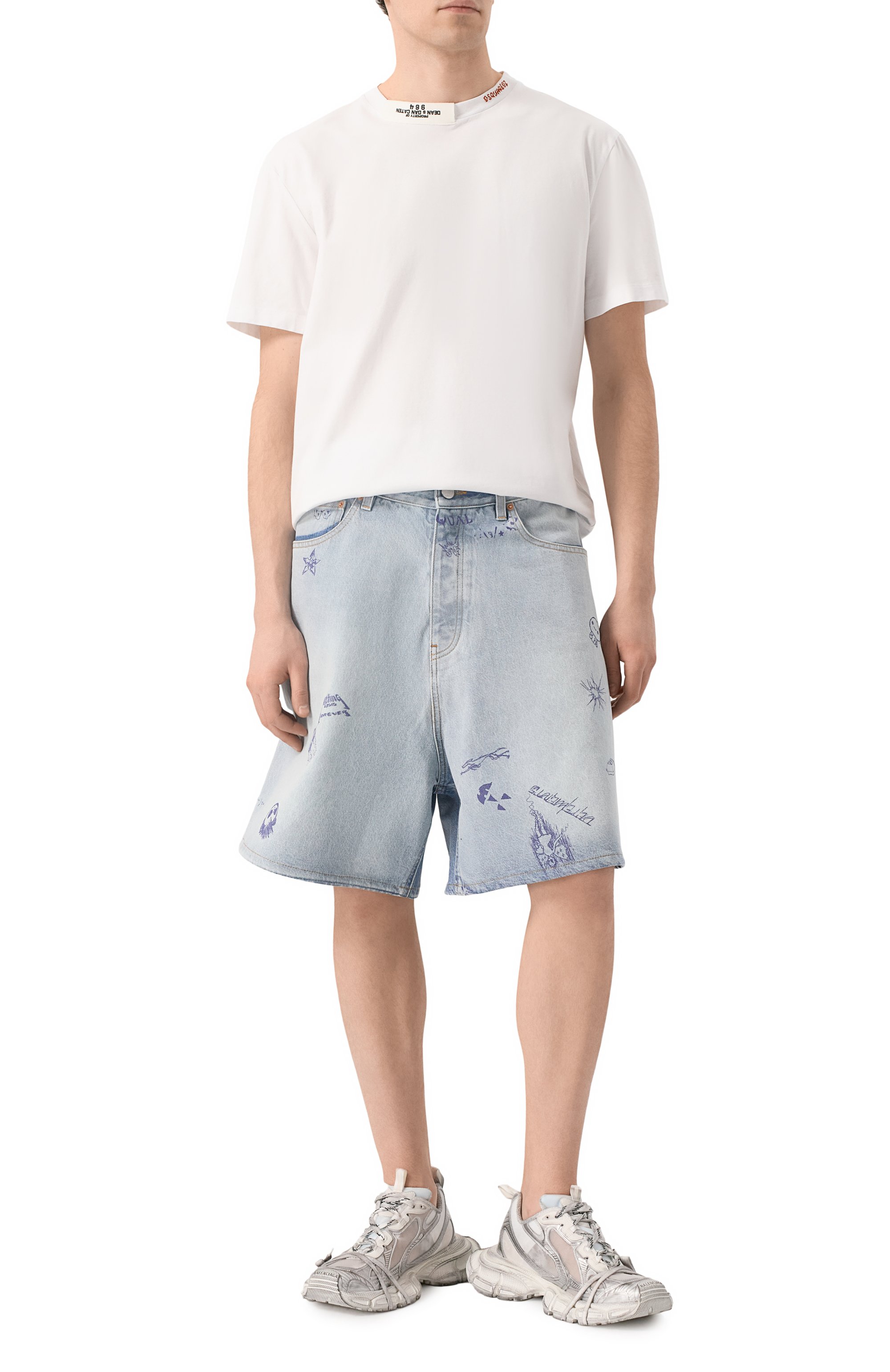 Хлопковая футболка DSQUARED2, арт. S74GD1417/D20020, фото 2