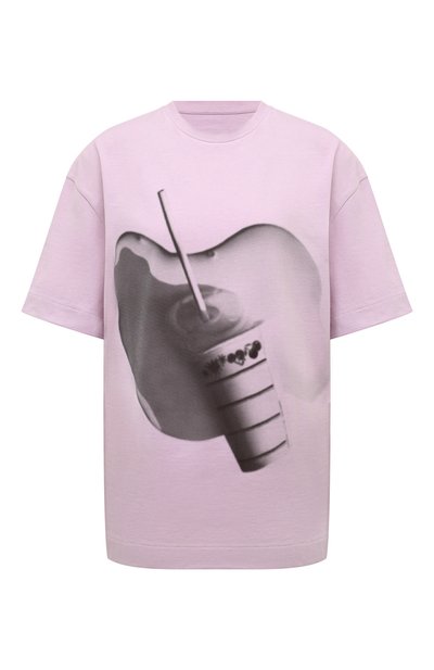 Женская хлопковая футболка JIL SANDER, арт. J03GC0119/J20218