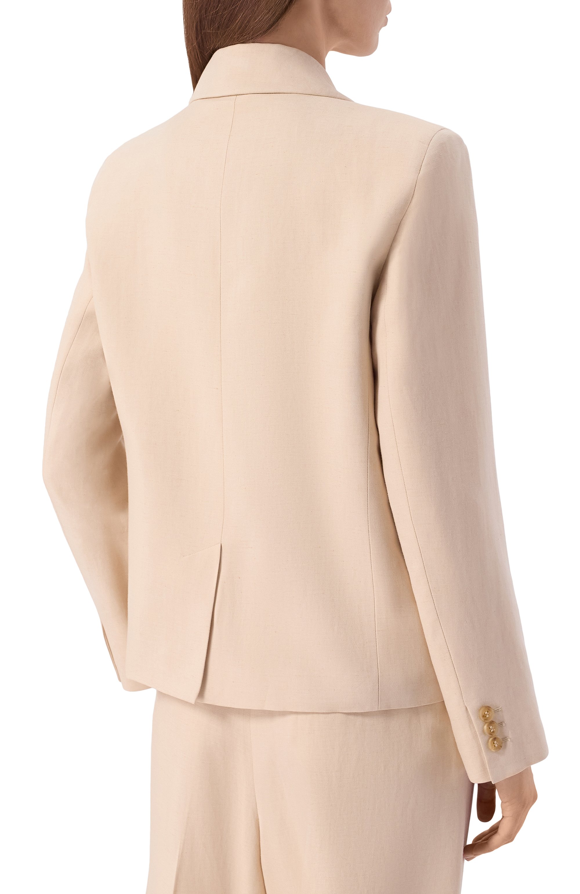 Жакет из вискозы и льна WEEKEND MAX MARA, арт. WEDNEMBI, фото 4