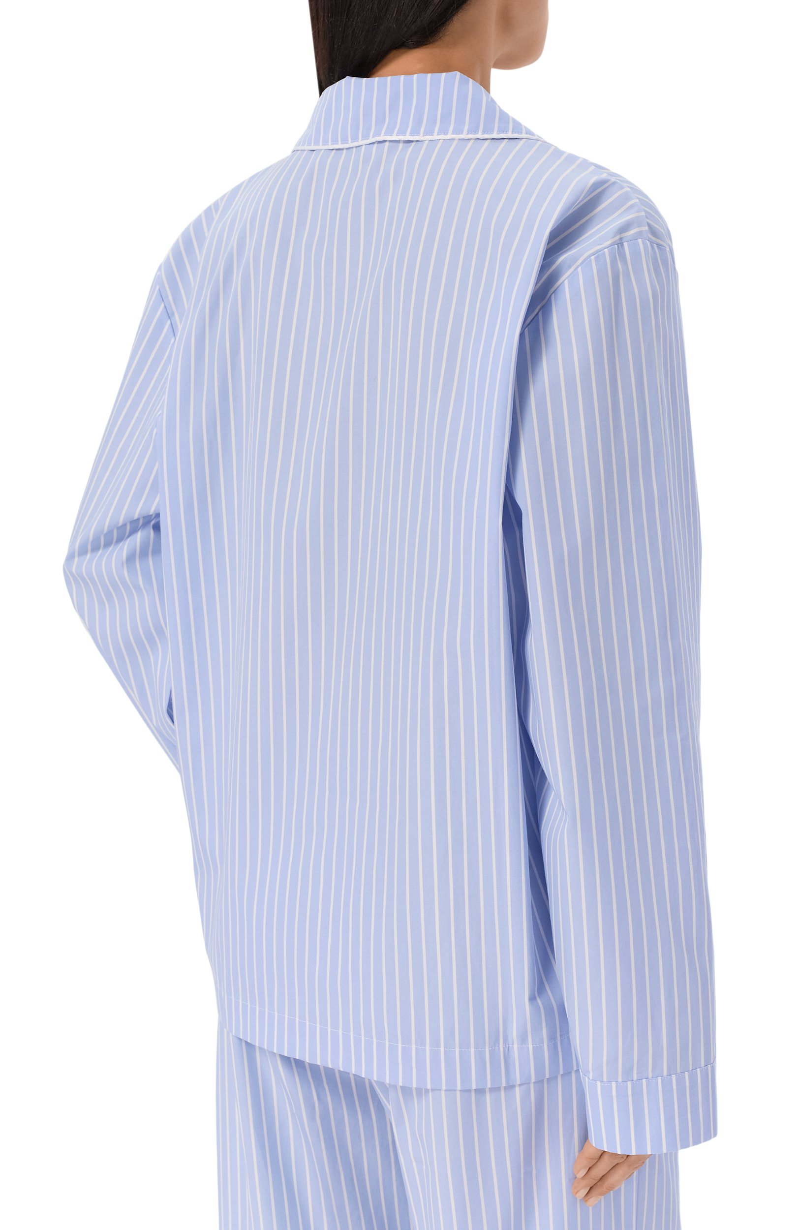 Хлопковая рубашка SPORTY AND RICH, арт. SI02174326BL154, фото 4