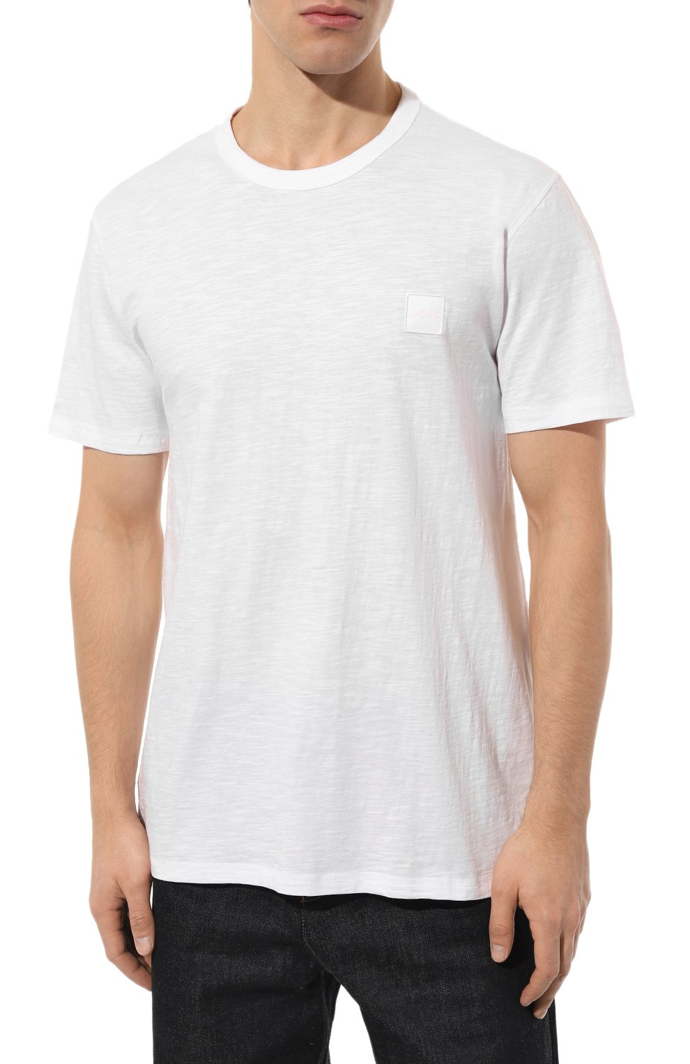 Хлопковая футболка BOSS ORANGE, арт. 50478771, фото 3