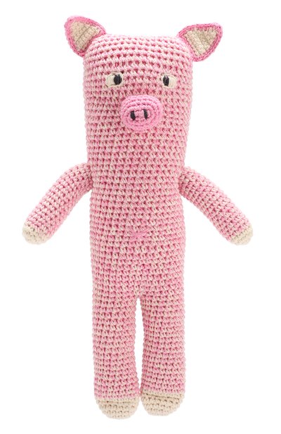 Детского хлопковая игрушка ANNE-CLAIRE PETIT светло-розового цвета, арт. 300-034-146 | Фото 1 (Материал: Хлопок, Текстиль; Статус проверки: Проверена категория, Проверено)