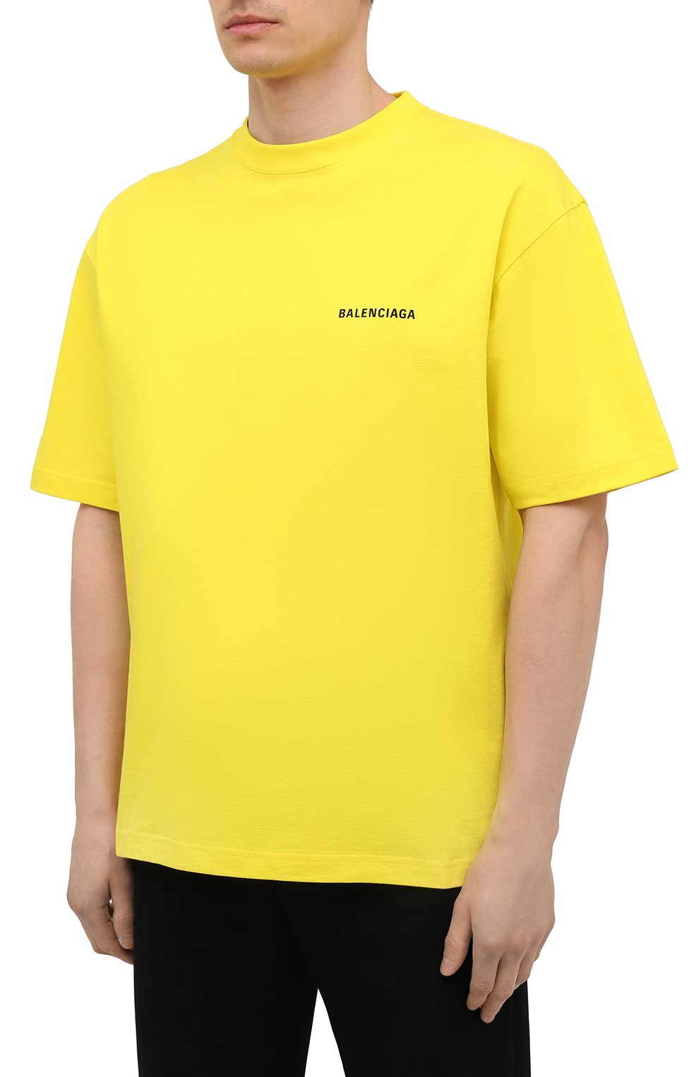 Хлопковая футболка BALENCIAGA, арт. 612966/TIVG5, фото 3