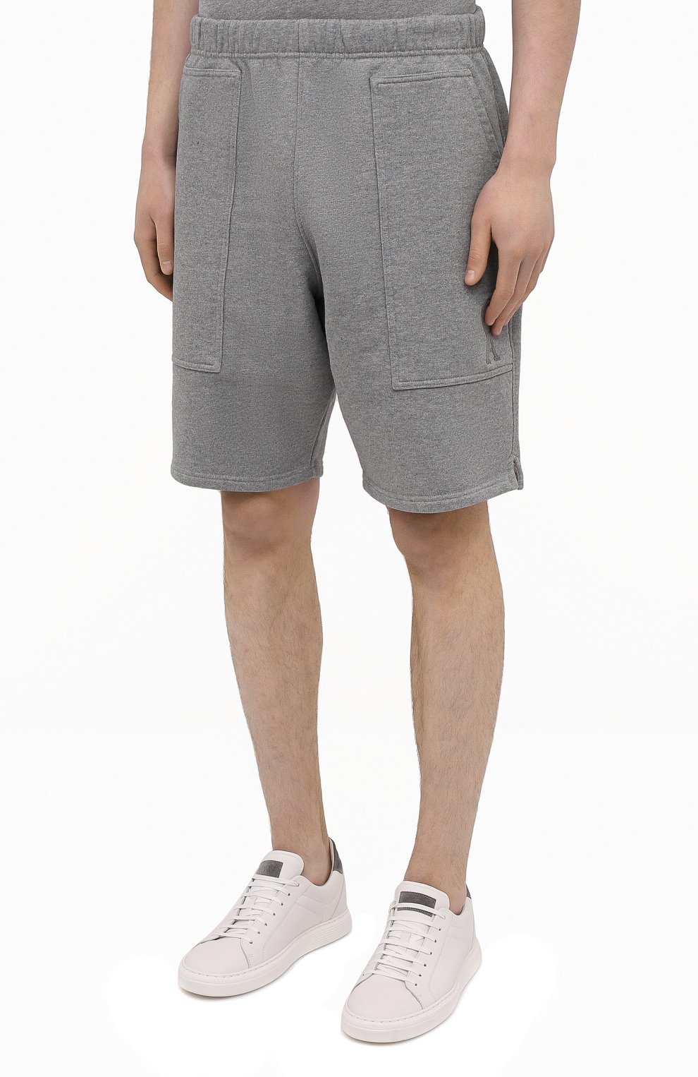 Хлопковые шорты AMI, арт. E21HJ328.747, фото 3