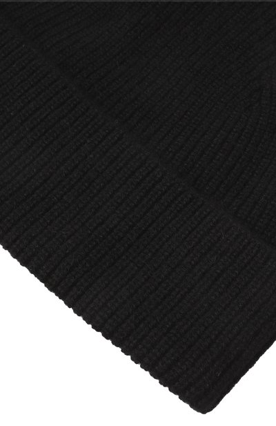 Кашемировая шапка ZEGNA черного цвета по цене 51800 руб., арт. BNI/UEAT01A8, фото 3 Кашемировая шапка ZEGNA, арт. BNI/UEAT01A8, фото 3