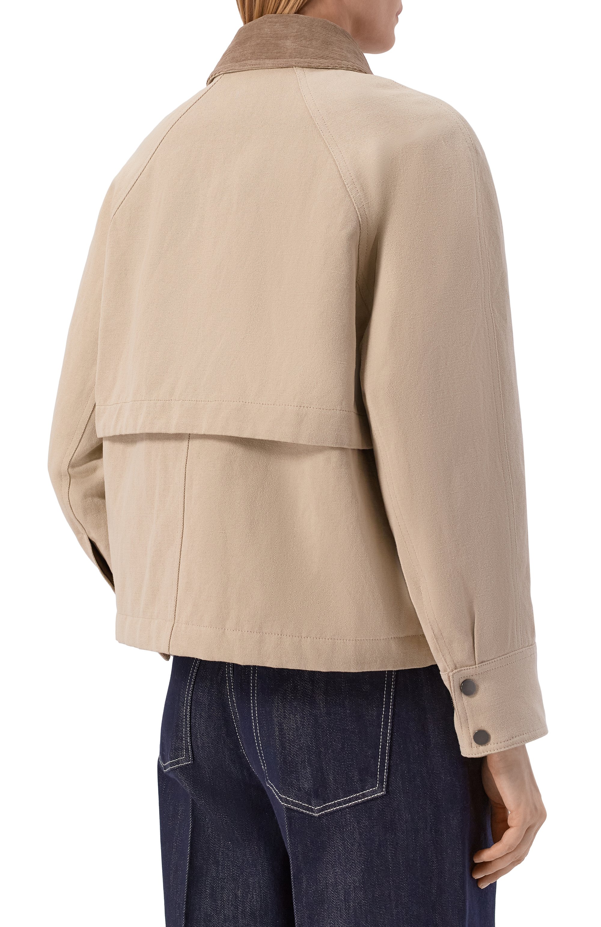 Куртка из хлопка и льна BRUNELLO CUCINELLI, арт. ML5957769, фото 4